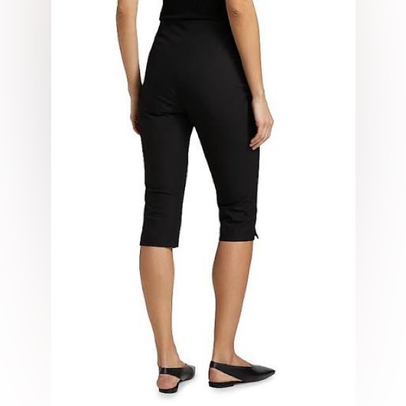 ❤️NWT Theory Black Stretch Capri Pant Size 12 $215 - Picture 2 of 9